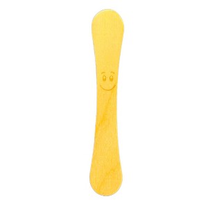Perfect Stix 3.5" Wooden Flat Bow-Tie Tasting Spoon Home Compostable - Pack of 500 - 1 of 2