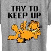 Women's - Garfield - Try To Keep Up Short Sleeve Graphic T-Shirt - 2 of 4