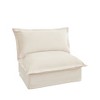 NicBex Couches for Living Room Single Deep Seat Sofa Couch Fabric Slip-covered Armchair with 1 Big Back Cushion and 2 Big Toss Pillows - 3 of 4