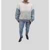 Women's Freia Denim Sleeve Sweater - Madelyn - 3 of 3