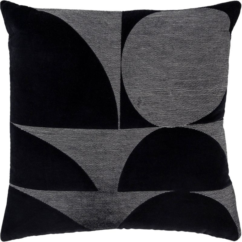 20"x20" Oversize Geometric Square Throw Pillow Cover - Rizzy Home, 1 of 10