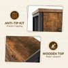 15 Drawers Dressers, Chest of Drawers with Wood Tabletop, Metal Frame, Storage Organizer Unit with Fabric, Tall Dressers for Bedroom Living Room - 3 of 4