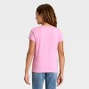 Girls' Short Sleeve 'Paris Heart' Graphic T-Shirt - Cat & Jack™ Rose Pink - 3 of 4