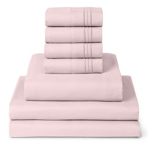 Mellanni 1800 Bed Sheet Set 6 PIECE - 1 of 4