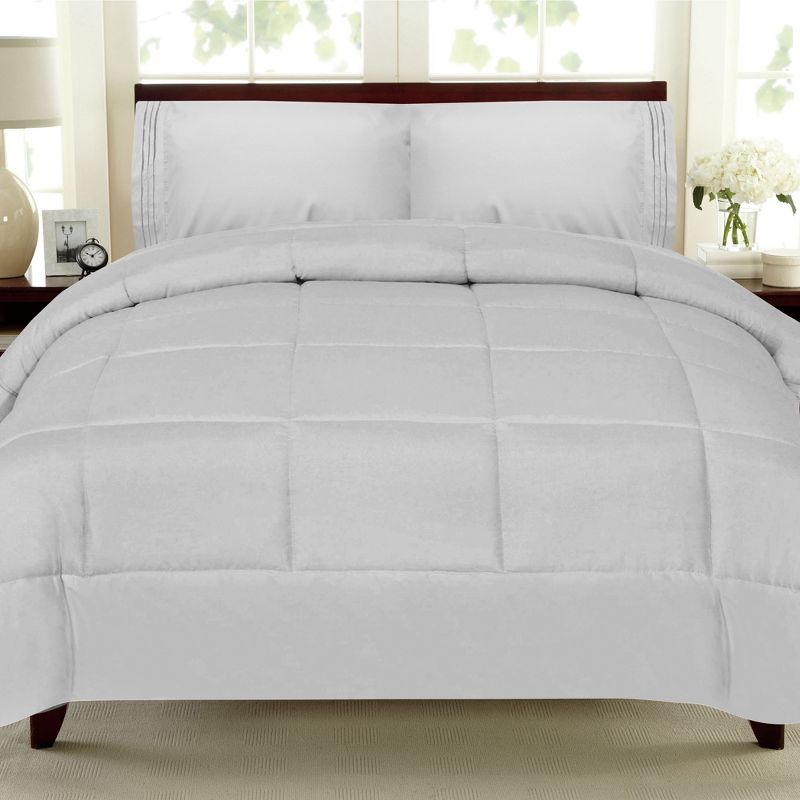 Sweet Home Collection | Down Alternative Comforter All Season Warmth Luxurious Plush Loft Microfiber Fill Duvet Insert Bedding, 1 of 2