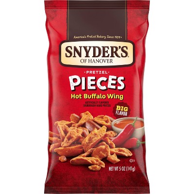 Snyder's Of Hanover Pretzel Pieces Hot Buffalo Wing - 5oz : Target