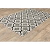 Oriental Weavers Torrey 5562E Light Grey/ Black Indoor/Outdoor Area Rug - 1'10" x 7'3" - 2 of 4
