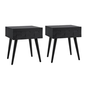 Javier End Mid-century Modern Table Set of 2 | ARTFUL LIVING DESIGN - 1 of 4