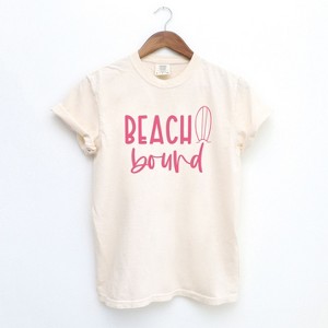 Simply Sage Market Women's Beach Bound Short Sleeve Garment Dyed Tee - 1 of 2