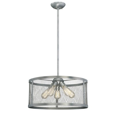 Millennium Lighting Akron 5 - Light Pendant in Brushed Pewter : Target