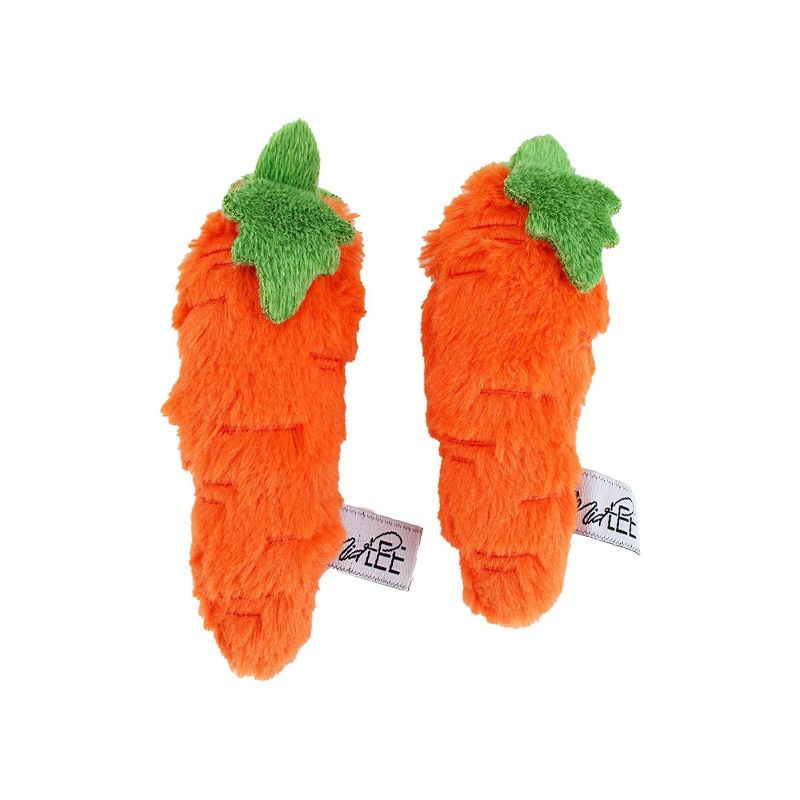 Midlee Plush Carrot Easter Dog Toy- Pack of 2, 2 of 10