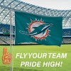 NFL Miami Dolphins 3 x 5 Outdoor Durable House Flag with Grommets | Sport Team Flag & Banner | Indoor Wall Decor Flag - 2 of 4