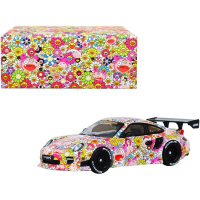997 LBWK Liberty Walk Jaden.C Sunflowers "CarLoverDiecast Special Edition" 1/64 Diecast Model Car by Inno Models