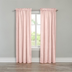 BrylaneHome BH Studio Velvet Rod-Pocket Panel - 1 of 2