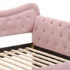 NicBex Twin Size Daybed with Trundle,Upholstered Velvet Sofa Bed Frame for Bedroom,Living Room,Apartment - 4 of 4