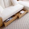 NicBex Convertible Sleeper Sofa Couch with Storage Ottoman Folding Sofa Bed with Box, Drawer and Drop Down Table with 2 Cup Holders - 4 of 4