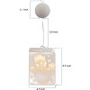 5 Star Super Deals 5pc - 3D Hanging LED Christmas Window Curtain Lights - Holiday Decoration Santa, Snowflake, Jingle Bell, Snowman & Christmas Tree - 4 of 4