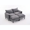 VASIP Convertible Combination Gray Sofa with Storage Footstools for Living Room, Living Room - 4 of 4