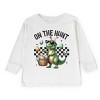 The Juniper Shop On The Hunt Dino Toddler Long Sleeve Tee - 2 of 4