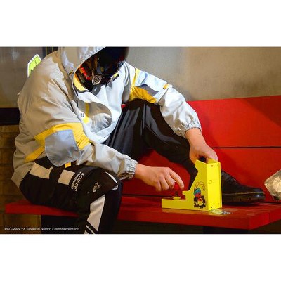 Yellow Handheld Retro Arcade Joystick Player with LCD Screen