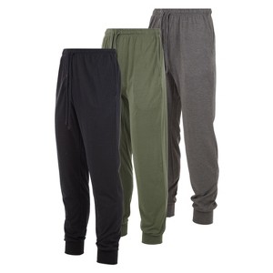 DARESAY Mens Lounge Pants Joggers with Pockets - Mens Pajama Pants - Lounge Pants Men, Up to 3XL Pack of 3 - 1 of 4