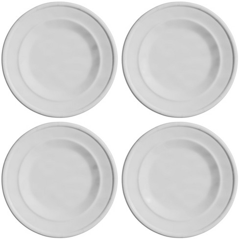 White melamine clearance plates