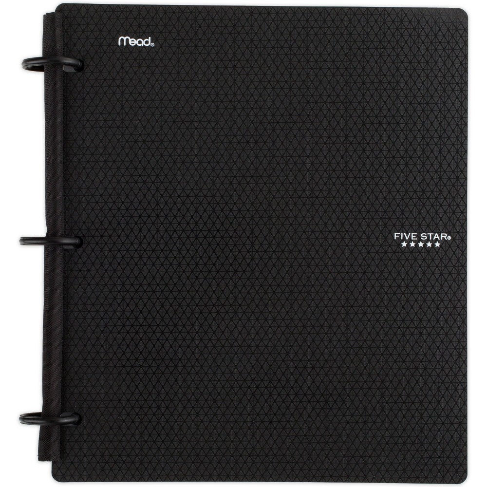 1" Notebinder Flex Quad Rule Black - Five Star