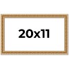 PosterPalooza | Refined Gold Picture Frame - UV Acrylic, Backing Board, Hanging Hardware Included - 2 of 4