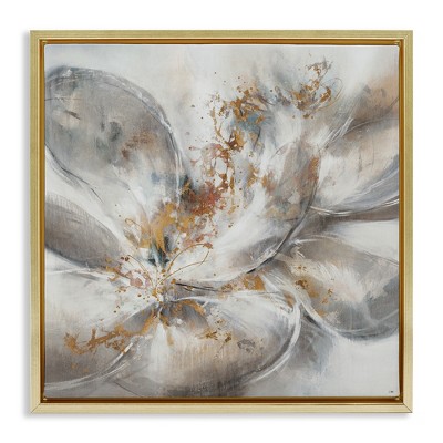Stupell Industries Abstract Flower Bloom Painting, 25" x 25"