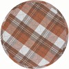Park Designs Country Plaid Quilted Placemat 15" Dia Set Of 4 - 2 of 4