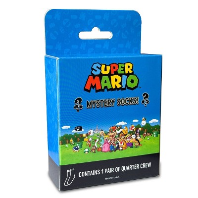 Nintendo Super Mario Princess Mystery Single Quarter Crew Socks