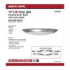 Nuvo Lighting 1 - Light Flush Mount in  Brushed Nickel - 4 of 4