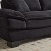 Kumasinova 84" Corduroy Sleeper Sofa with 23" Deep Seat, Upholstered Loveseat Sofa with 2 Supportive Pillows, Couches for Living Room - 3 of 4