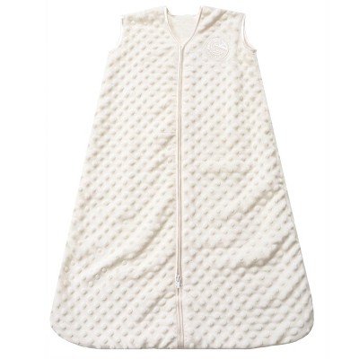 HALO Innovations Sleepsack Plushy Dot Velboa Wearable Blanket - Cream - M