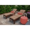 Casual Cushion Stripe Sunbrella Fabric 1-Piece Outdoor Chaise Cushion, 22.5"W x 74"L - 2 of 4