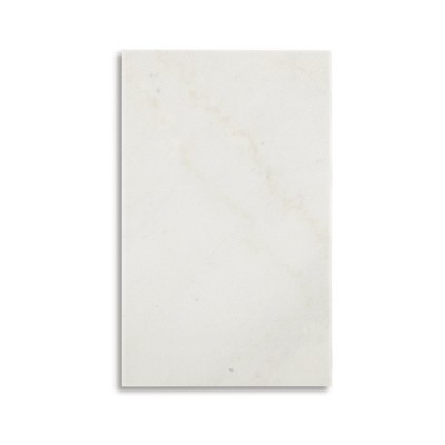 Contemporary White Marble Top Rectangular Coffee Table