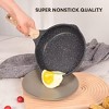 Itopfox Non Stick Induction Cookware Set, 19 Pcs Includes Frying Pan, Saucepan, Sauté Pan, Griddle Pan, PFOA Free for All Stoves - 4 of 4