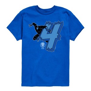 Boys' - Marvel - Black Panther 4Th Birthday Short Sleeve Graphic T-Shirt - 1 of 4