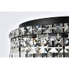 Elegant Lighting Maxime 14 inch black flush mount - 4 of 4