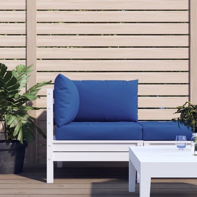 vidaXL Pallet Cushions 3 pcs Blue Oxford Fabric
