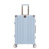 Vynxaria 3-Piece Luggage Set (20/24/28) Stylish PC+Aluminum Frame Password Lock Lightweight Impact Resistant for Travel - 2 of 4
