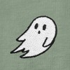 Dalix Ghost Embroidered Cotton Relaxed Fit Short Sleeve Crewneck Tee Shirt Women - 4 of 4