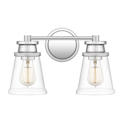 Quoizel Lighting Haverfield 2 - Light Vanity in  Polished Chrome