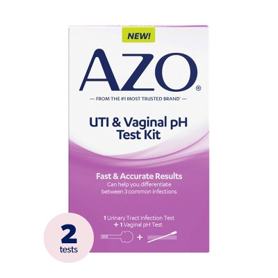 AZO At Home UTI and Vaginal pH Test Kit
