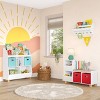 RiverRidge Kids' CatchAll 35" Toy Organizer with Cubby Storage, Toy Storage Bins and Bookshelf White - 3 of 4