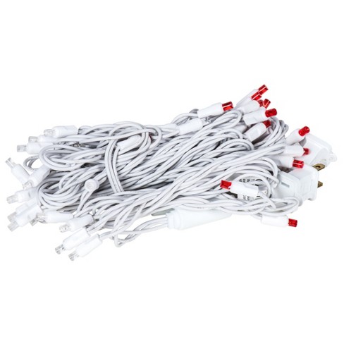 Vickerman 50-Count 15-ft White LED Plug-In Indoor Christmas String