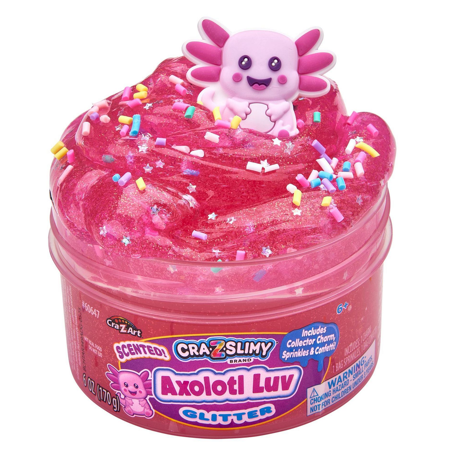 Cra-Z-Slimy Slime Dome Pink Axoloti Luv