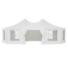 PAGED 20x15FT Patio Canopies and Gazebos with 1 Doors and 7 Windows, UV Protection Gazebo Pavilion Shelter Tent for Party - 4 of 4