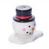 Transpac Dolomite Melted Snowman Salt and Pepper Shaker Set of 3 for Christmas Holiday Table Decor - 3 of 4