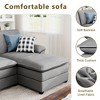 Celebalcony 3-Piece Upholstered Sectional - 2 of 4